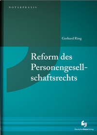 Abbildung von: Reform des Personengesellschaftsrechts