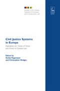 Abbildung von: Civil Justice Systems in Europe - Hart Publishing