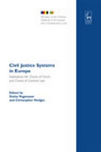 Abbildung von: Civil Justice Systems in Europe - Hart Publishing