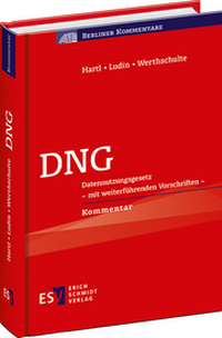 Abbildung von: DNG: Datennutzungsgesetz - Erich Schmidt Verlag