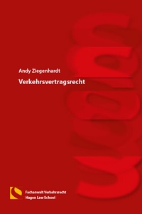 Abbildung von: Verkehrsvertragsrecht - Hagener Wissenschaftsverlag