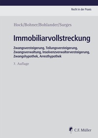 Abbildung von: Immobiliarvollstreckung - C.F. Müller