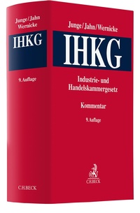 Abbildung von: Industrie- und Handelskammergesetz: IHKG - C.H.BECK