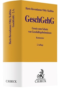 Abbildung von: Gesetz zum Schutz von Geschäftsgeheimnissen - C.H.BECK