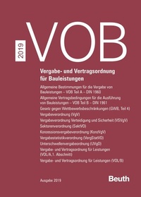 Abbildung von: VOB Zusatzband 2019 - DIN Media