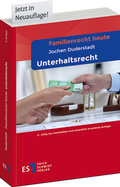 Cover: Unterhaltsrecht - Erich Schmidt Verlag