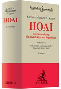 Abbildung von: Honorarordnung für Architekten und Ingenieure (HOAI) - C.H.BECK
