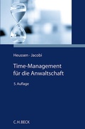 Cover: Time-Management f&uuml;r Anw&auml;lte - C.H.BECK