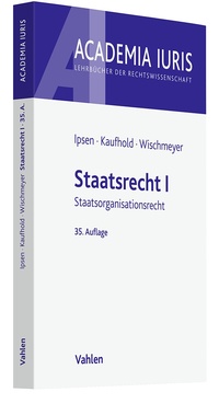 Bild vergrößern Bild: Staatsrecht I - Vahlen