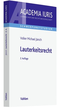 Abbildung von: Lauterkeitsrecht - Vahlen