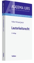 Cover: Lauterkeitsrecht - Vahlen