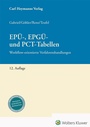 Cover: EPÜ-, EPGÜ- und PCT-Tabellen - Carl Heymanns Verlag