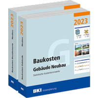 Abbildung von: BKI Baukosten Gebäude + Bauelemente Neubau 2023 - Kombi Teil 1-2 - Rudolf Müller Verlag