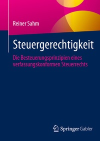 Abbildung von: Steuergerechtigkeit - Springer Gabler