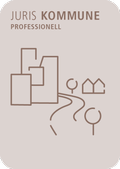 Abbildung von: juris Kommune Professionell - Juris