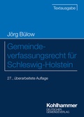 Cover: Gemeindeverfassungsrecht f&uuml;r Schleswig-Holstein - Deutscher Gemeindeverlag