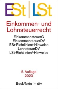 Abbildung von: Einkommen- / Lohnsteuerrecht: ESt / LSt - dtv