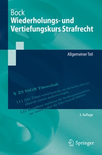 Abbildung von: Wiederholungs- und Vertiefungskurs Strafrecht - Springer