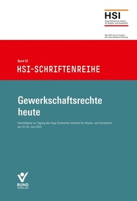 Abbildung von: Gewerkschaftsrechte heute - Bund-Verlag