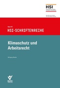 Cover: Klimaschutz und Arbeitsrecht - Bund-Verlag