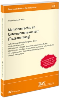 Enlarge image Cover: Menschenrechte im Unternehmenskontext (Textsammlung) - Fachmedien Recht und Wirtschaft