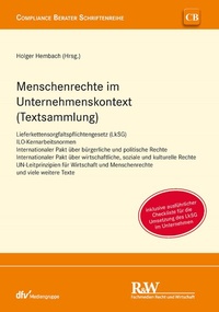 Abbildung von: Menschenrechte im Unternehmenskontext (Textsammlung) - Fachmedien Recht und Wirtschaft