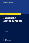 Cover: Juristische Methodenlehre - Nomos