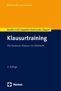 Enlarge image Cover: Klausurtraining - Nomos