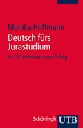 Cover: Deutsch f&uuml;rs Jurastudium - UTB