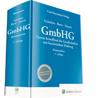 Bild: GmbHG - Carl Heymanns Verlag