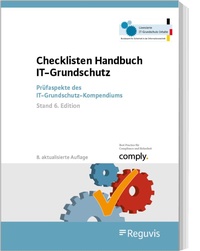 Abbildung von: Checklisten Handbuch IT-Grundschutz - Reguvis Fachmedien