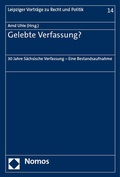Cover: Gelebte Verfassung? - Nomos