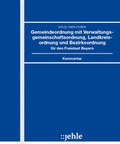 Cover: Gemeindeordnung mit Verwaltungsgemeinschaftsordnung, Landkreisordnung und Bezirksordnung f&uuml;r den Freistaat Bayern - Grundwerk ohne Fortsetzungsbezug - Jehle