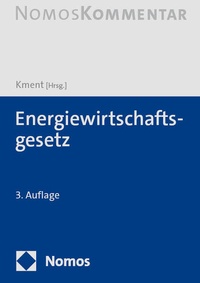 Abbildung von: Energiewirtschaftsgesetz - Nomos