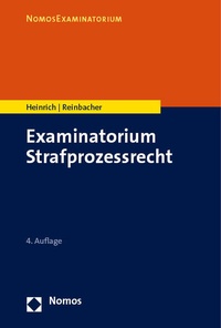 Abbildung von: Examinatorium Strafprozessrecht - Nomos