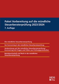 Abbildung von: Paket Vorbereitung auf die mündliche Steuerberaterprüfung 2023/2024 - HDS