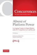 Cover: Abuse of Platform Power - Institute of Competition Law