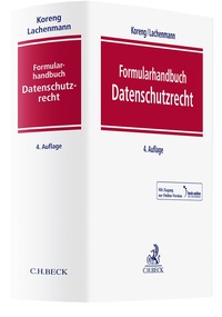 Abbildung von: Formularhandbuch Datenschutzrecht - C.H.BECK