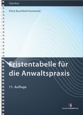 Cover: Fristentabelle f&uuml;r die Anwaltspraxis - Deutscher Anwaltverlag