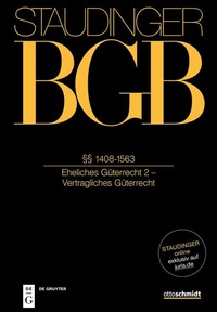 Abbildung von: BGB: Kommentar zum Bürgerlichen Gesetzbuch mit Einführungsgesetz und Nebengesetzen - Otto Schmidt/De Gruyter