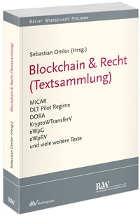 Enlarge image Cover: Blockchain & Recht (Textsammlung) - Fachmedien Recht und Wirtschaft