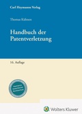 Cover: Handbuch der Patentverletzung - Carl Heymanns Verlag