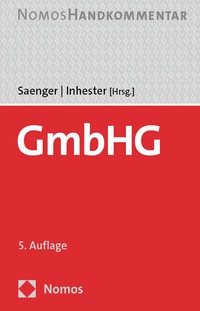 Abbildung von: GmbHG - Nomos