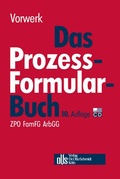 Abbildung von: Das Prozessformularbuch - Otto Schmidt Verlag