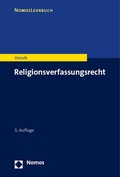 Cover: Religionsverfassungsrecht - Nomos