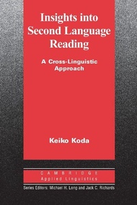 Enlarge image Cover: Insights into Second Language Reading - Cambridge University Press