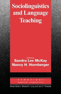 Abbildung von: Sociolinguistics and Language Teaching - Cambridge University Press