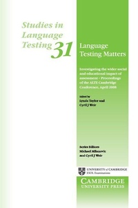 Enlarge image Cover: Language Testing Matters - Cambridge University Press