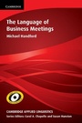 Cover: The Language of Business Meetings - Cambridge University Press