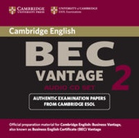 Abbildung von: Cambridge BEC Vantage 2 Audio CD - Cambridge University Press